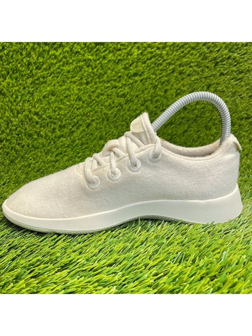 Allbirds Wool Runners Natural White Womens Size 6 Running Walking Shoes Sneakers